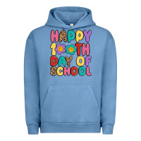 Pigment Pebble Blue happy 100 th day of school Urban Hoodie - MaliasSmallBusiness