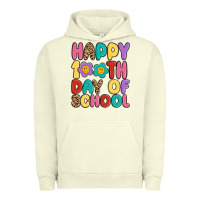 Pigment Pistachio happy 100 th day of school Urban Hoodie - MaliasSmallBusiness