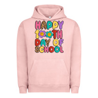 Pigment Salmon happy 100 th day of school Urban Hoodie - MaliasSmallBusiness