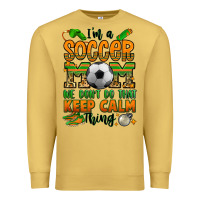 Antique Gold i'm a soccer mom we don't do that keep calm thing Premium Sweatshirt - Jasminsmagicworld