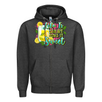 Charcoal Heather life is Zipper Hoodie - Zillion Design Studio