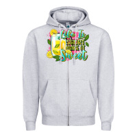 Heather Grey life is Zipper Hoodie - Zillion Design Studio