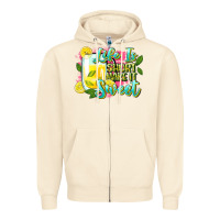 Sandshell life is Zipper Hoodie - Zillion Design Studio