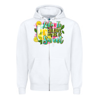 White life is Zipper Hoodie - Zillion Design Studio