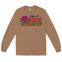 Toasted Coconut this is god s country Long Sleeve Tee - texasbilliewilder