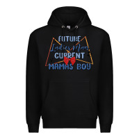 Black future ladies man current mamas boy Premium Hoodie - MaliasSmallBusiness