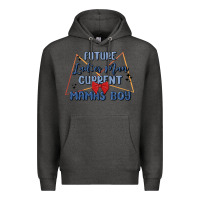 Charcoal Heather future ladies man current mamas boy Premium Hoodie - MaliasSmallBusiness