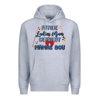Heather Grey future ladies man current mamas boy Premium Hoodie - MaliasSmallBusiness