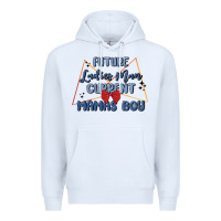 White future ladies man current mamas boy Premium Hoodie - MaliasSmallBusiness