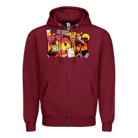 Burgundy summer lpn Zipper Hoodie - Zillion Design Studio