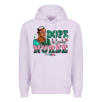 Lilac afro  nurse dope black Premium Hoodie - AdoDesignShop