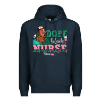 Navy afro  nurse dope black Premium Hoodie - AdoDesignShop