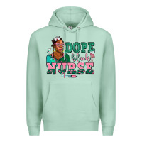 Seafoam afro  nurse dope black Premium Hoodie - AdoDesignShop