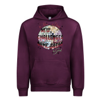 Mauve Wine happy new year Urban Hoodie - MaliasSmallBusiness