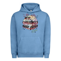 Pigment Pebble Blue happy new year Urban Hoodie - MaliasSmallBusiness