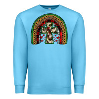 Ocean Blue cross rainbow Premium Sweatshirt - JahusDesignShop