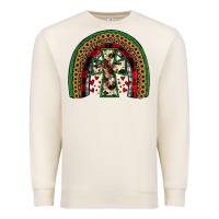 Sandshell cross rainbow Premium Sweatshirt - JahusDesignShop