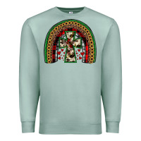 Seafoam cross rainbow Premium Sweatshirt - JahusDesignShop