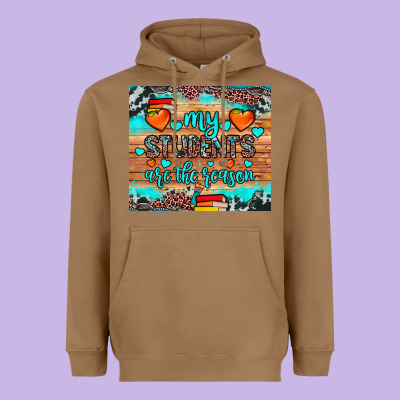 My Students Are The Reason Heavyweight Hoodie Designed By Jahusdesignshop