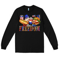 Black tastes like freedom with leopard Long Sleeve Tee - texasbilliewilder