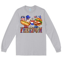 Moon Dust tastes like freedom with leopard Long Sleeve Tee - texasbilliewilder