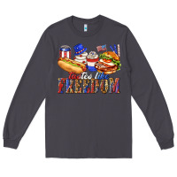 Smoke tastes like freedom with leopard Long Sleeve Tee - texasbilliewilder