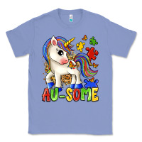 Colony Blue au some unicorn Classic Tee - Zillion Design Studio