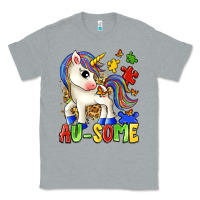 Heather Grey au some unicorn Classic Tee - Zillion Design Studio
