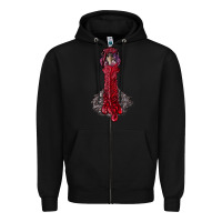 Black gobble head Zipper Hoodie - RanaPortraitStore