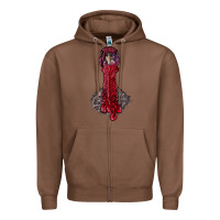 Chestnut gobble head Zipper Hoodie - RanaPortraitStore