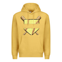 Antique Gold custom baseball Premium Hoodie - MaliasSmallBusiness
