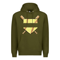 Army Green custom baseball Premium Hoodie - MaliasSmallBusiness