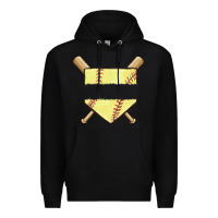 Black custom baseball Premium Hoodie - MaliasSmallBusiness