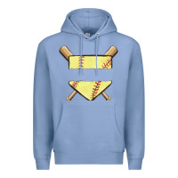 Colony Blue custom baseball Premium Hoodie - MaliasSmallBusiness