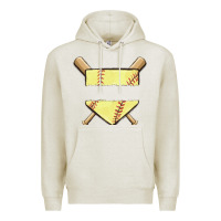 Oatmeal Heather custom baseball Premium Hoodie - MaliasSmallBusiness