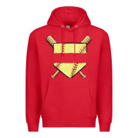 Red custom baseball Premium Hoodie - MaliasSmallBusiness