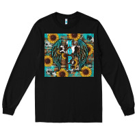 Black western hope sunflower's Long Sleeve Tee - RanaPortraitStore