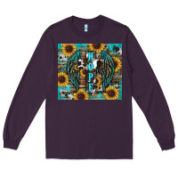 Plum western hope sunflower's Long Sleeve Tee - RanaPortraitStore