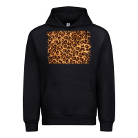 Black leopard background Urban Hoodie - NancyCooperArtShop