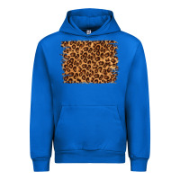 Cobalt leopard background Urban Hoodie - NancyCooperArtShop