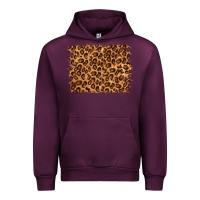 Mauve Wine leopard background Urban Hoodie - NancyCooperArtShop