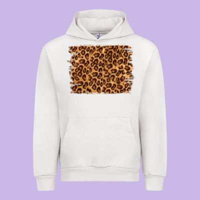 Leopard Background Urban Hoodie Designed By Nancycooperartshop