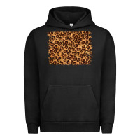Pigment Black leopard background Urban Hoodie - NancyCooperArtShop