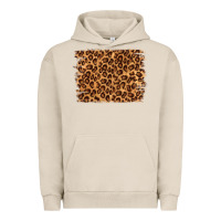 Pigment French Oak leopard background Urban Hoodie - NancyCooperArtShop