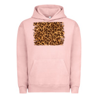 Pigment Salmon leopard background Urban Hoodie - NancyCooperArtShop