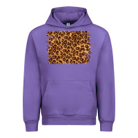 Tulip leopard background Urban Hoodie - NancyCooperArtShop