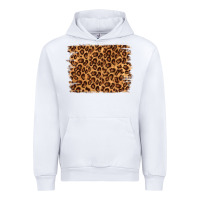 White leopard background Urban Hoodie - NancyCooperArtShop