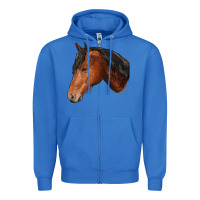True Royal horse Zipper Hoodie - RanaPortraitStore