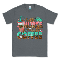 Charcoal Heather half nurse half coffee Classic Tee - texasbilliewilder