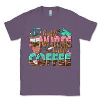 Lavender half nurse half coffee Classic Tee - texasbilliewilder